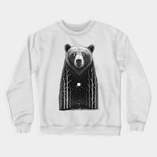 Night bear Crewneck Sweatshirt